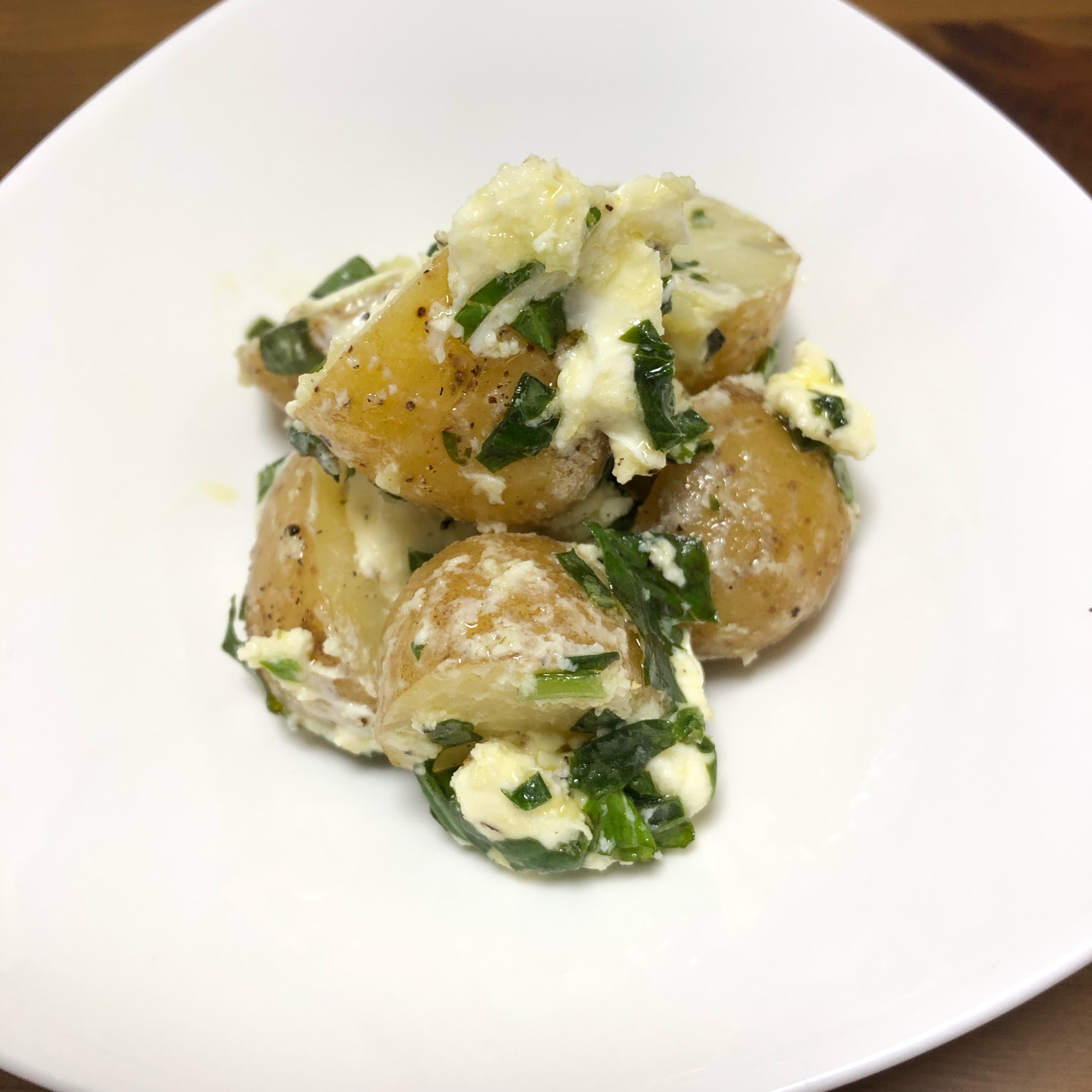 新じゃがとクリームチーズのバジルサラダ レシピ 作り方 By Niconicokujira 楽天レシピ 新じゃがとクリームチーズのバジルサラダ レシピ 作り方 By Niconicokujira 楽天レシピ