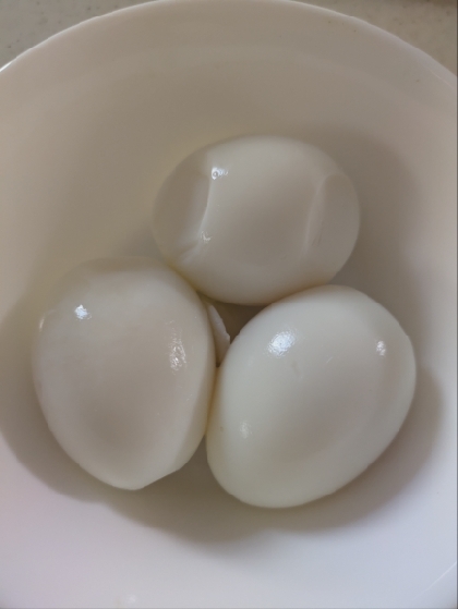 す、すごいです！ラーメン用に見事なお店のような半熟が作れました！短時間で簡単にできて嬉しいです！今度はまとめて作りたいです！