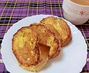 フランスパンdeカリッ♪フワッ♪フレンチトースト