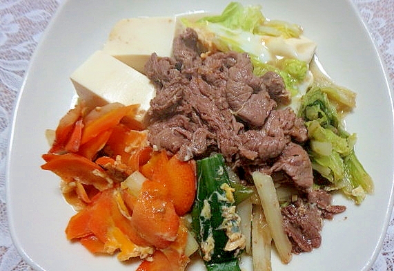 すき焼き風～牛肉の野菜煮