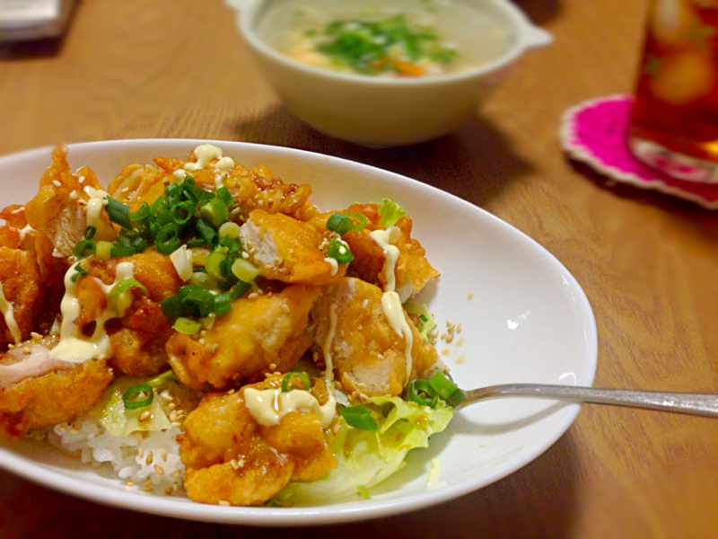 さっぱり☆唐揚げ丼