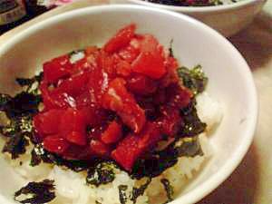 まぐろのたたき漬け丼 レシピ 作り方 By なぜかきりん 楽天レシピ