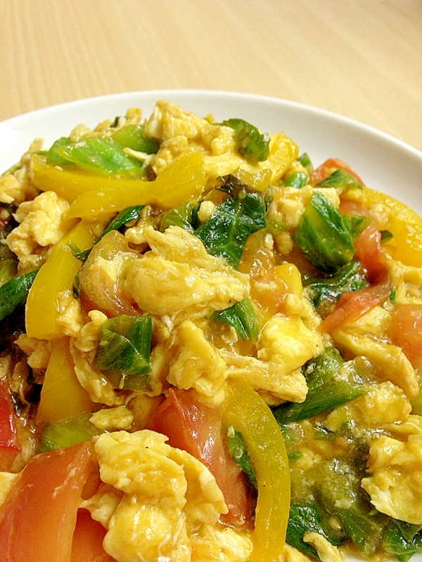 レタスと卵の炒め物 ポン酢でサッパリ レシピ 作り方 By お０り０べ 楽天レシピ