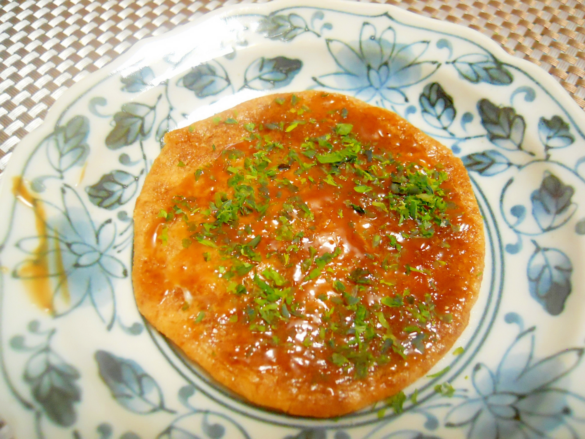 小腹対策に☆ぬれ煎餅　味噌マヨ味