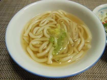 生姜で身体もポカポカ”あんかけうどん”