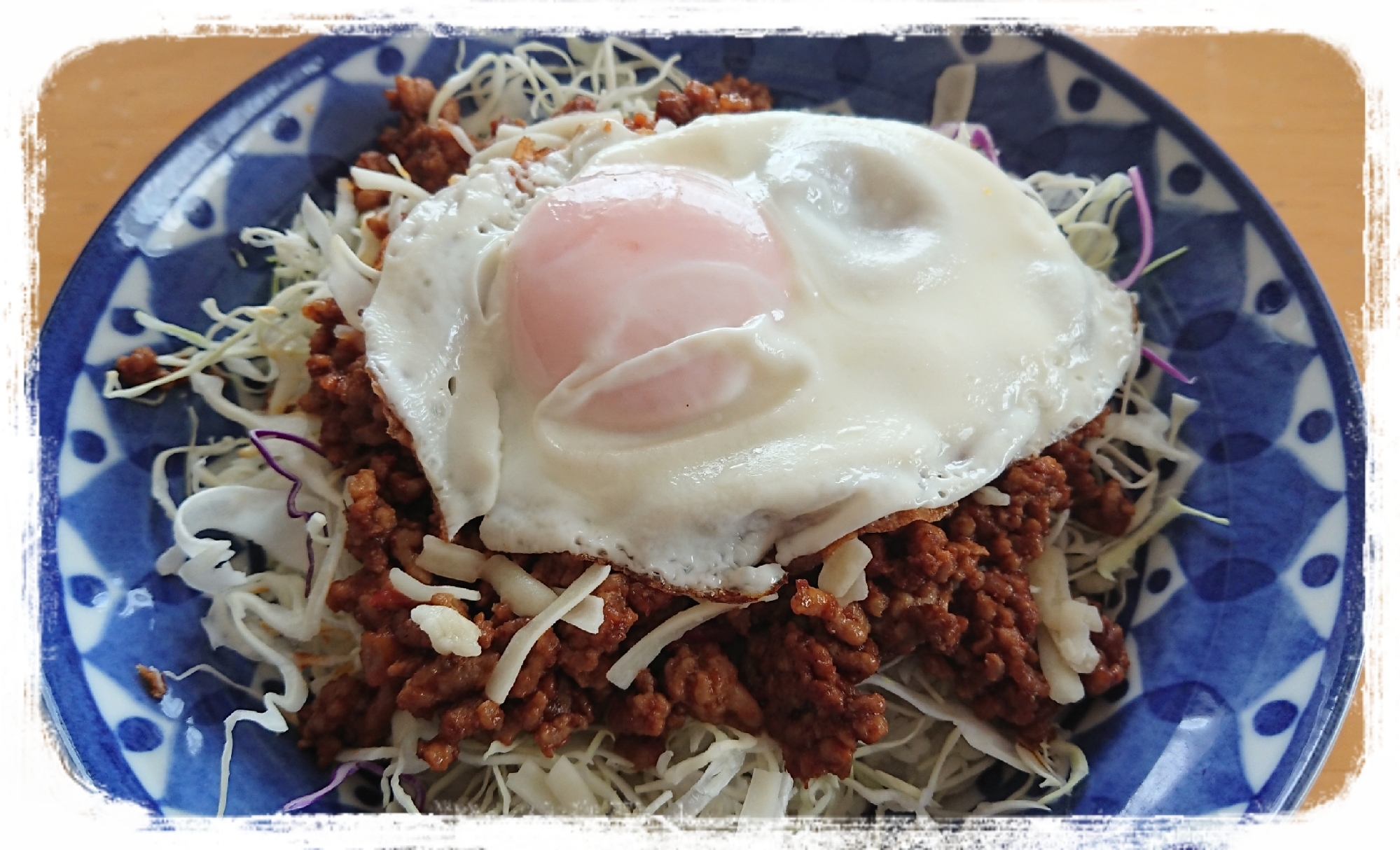 市販品フル活用☆カレー風味のタコライス風ご飯