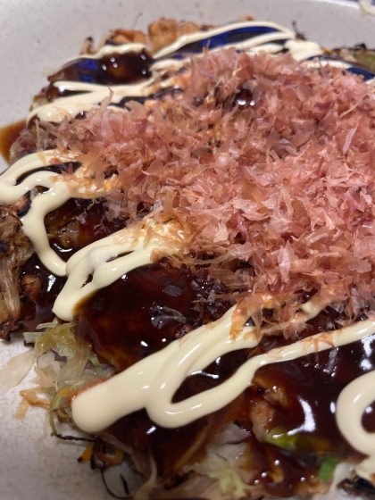 小麦粉不使用！ライスペーパーで作るお好み焼き