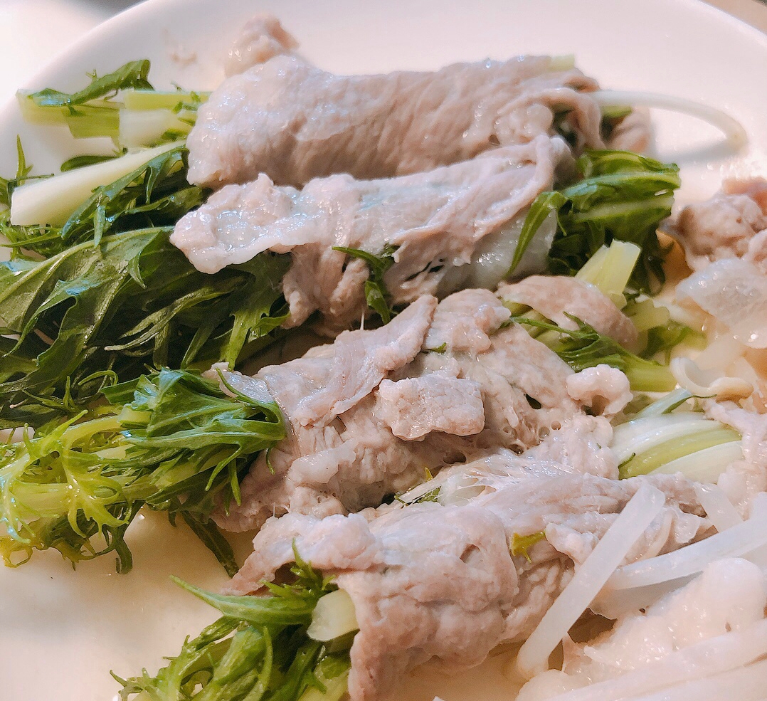 レンジ調理で！水菜の肉巻き