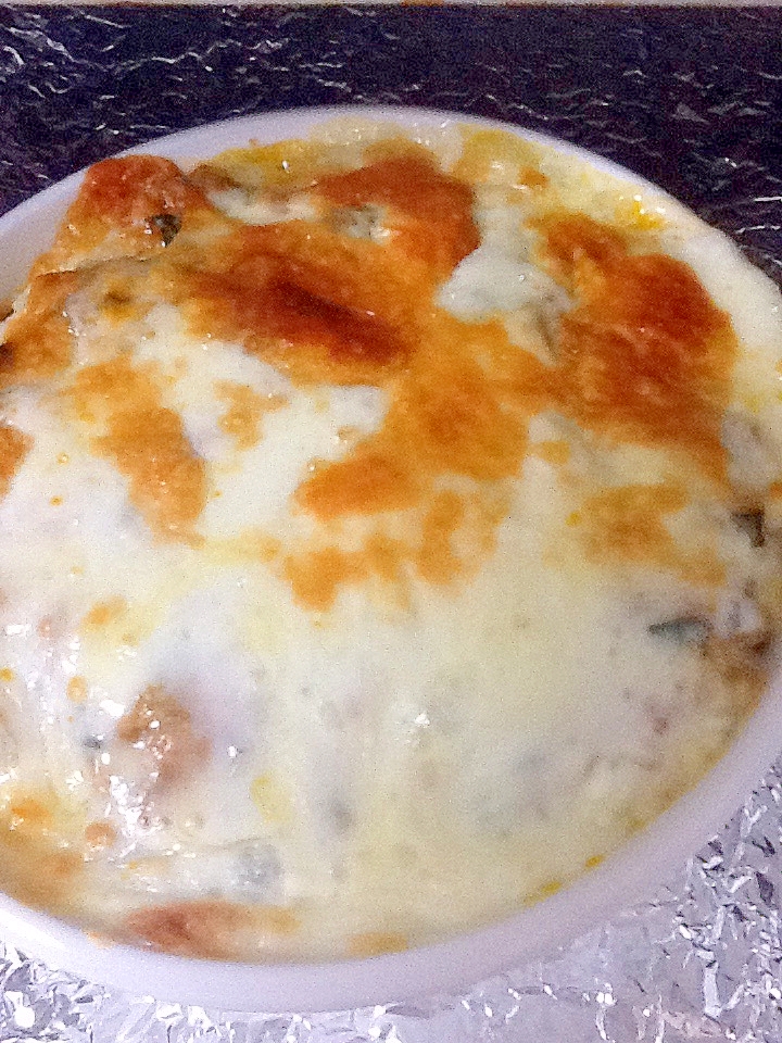 市販のドリアソースで簡単にドリア出来ました(笑)