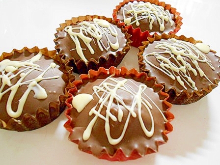 チョコがけ カップケーキ レシピ 作り方 By V るん 0394 楽天レシピ