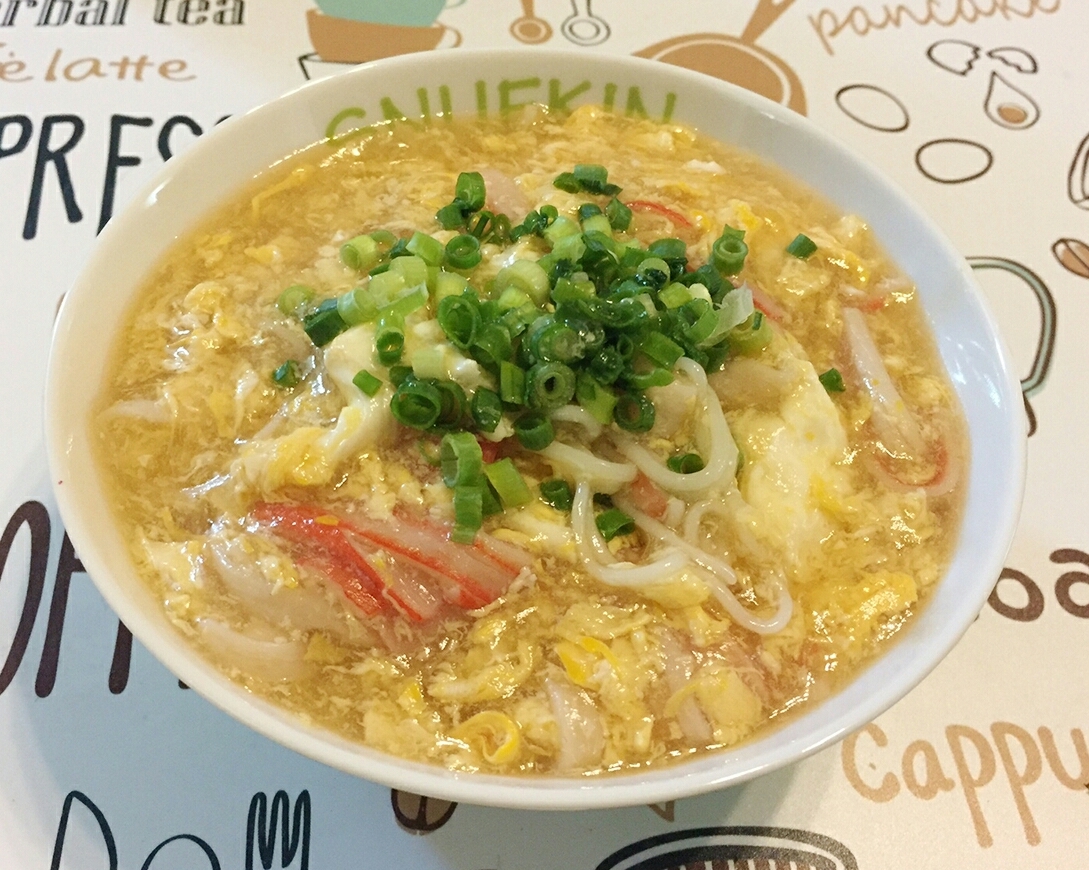 素麺が余ったときに！タマカマにゅうめん