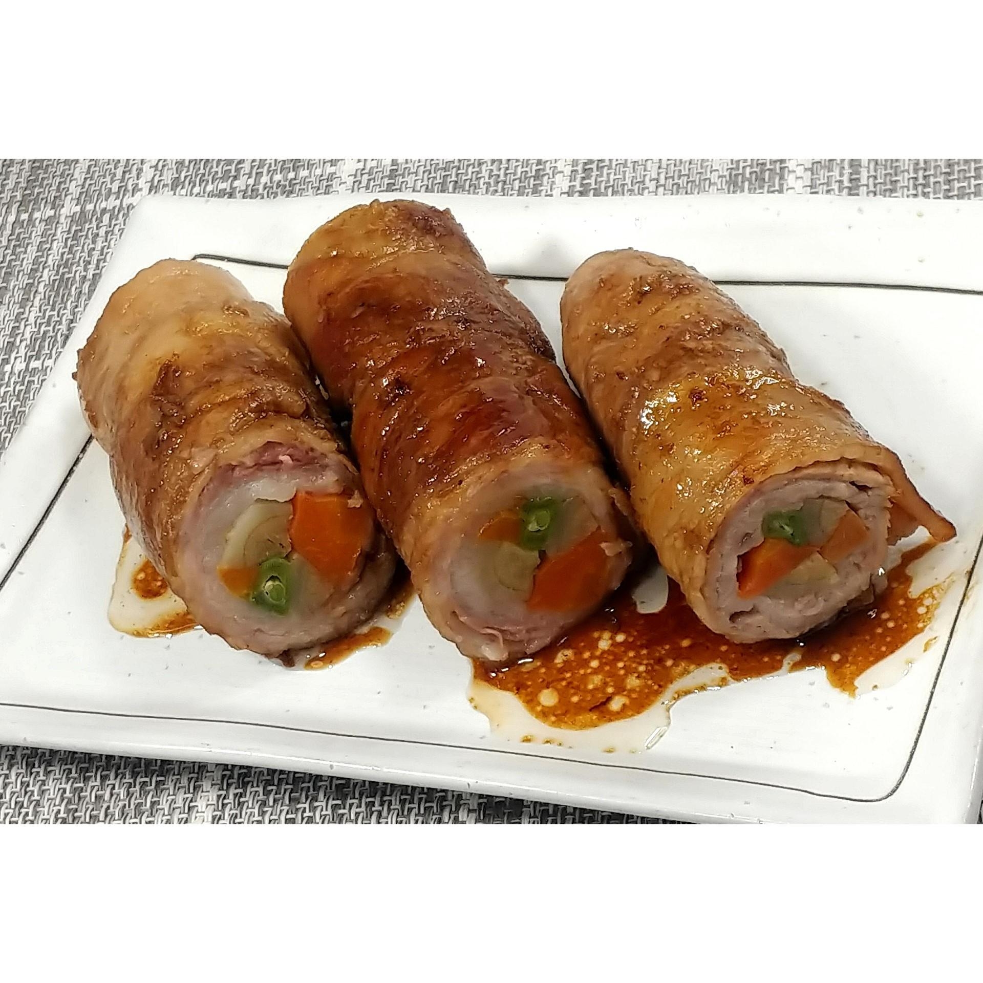 豚肉の八幡巻き★動画あり★