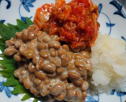 キムチおろし納豆