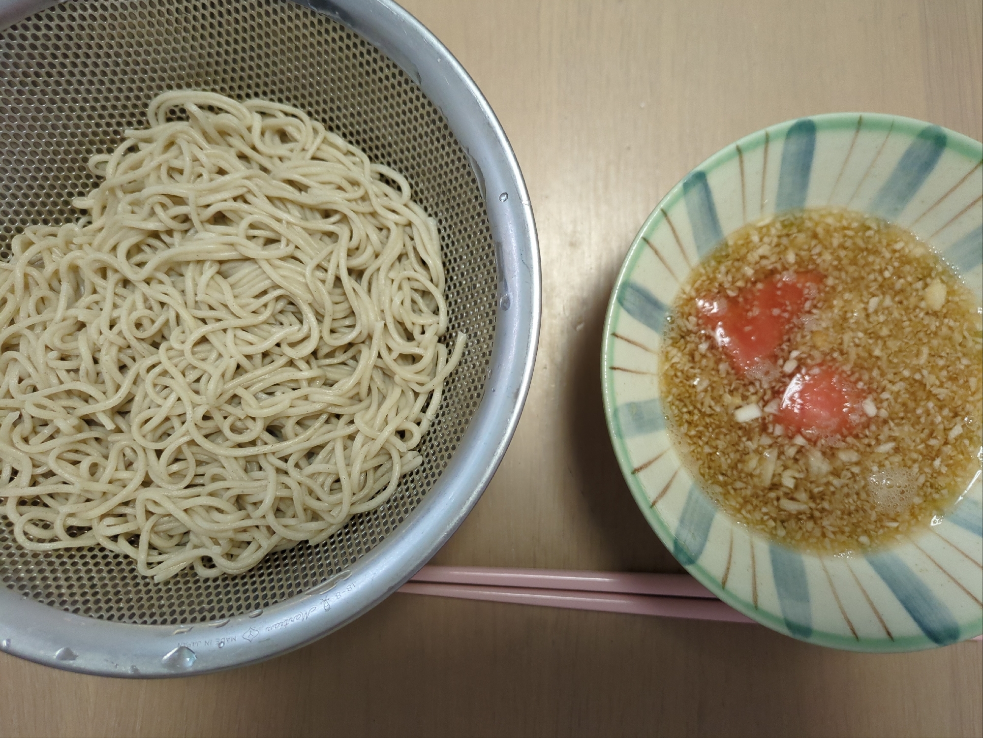 大根おろしとたらこで食べる蕎麦