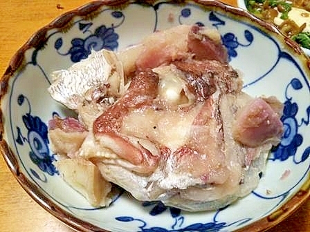 鯛のあらと　蕪の　ほっこり煮付け