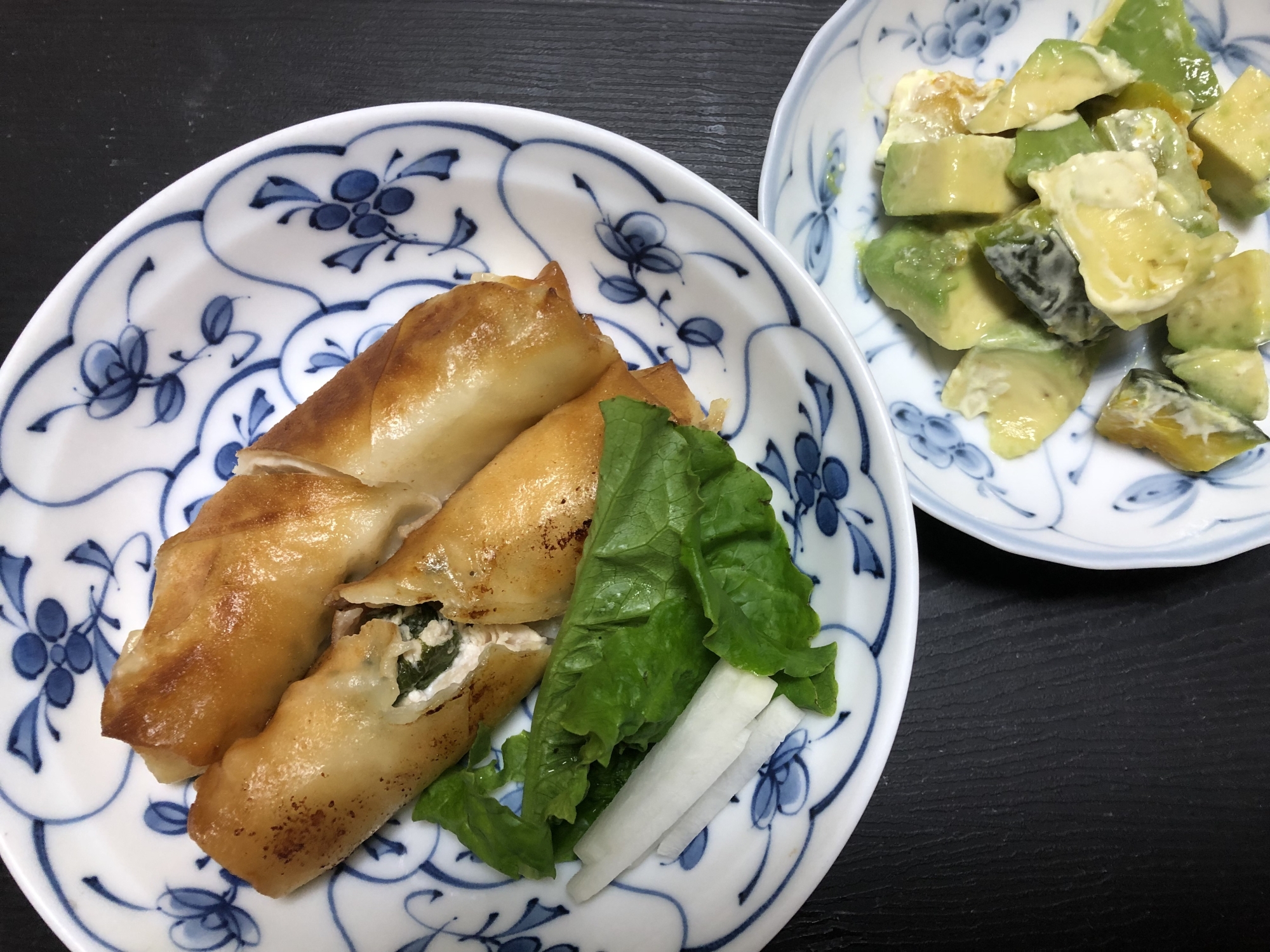 一食塩分2g 鶏ささ身の春巻き