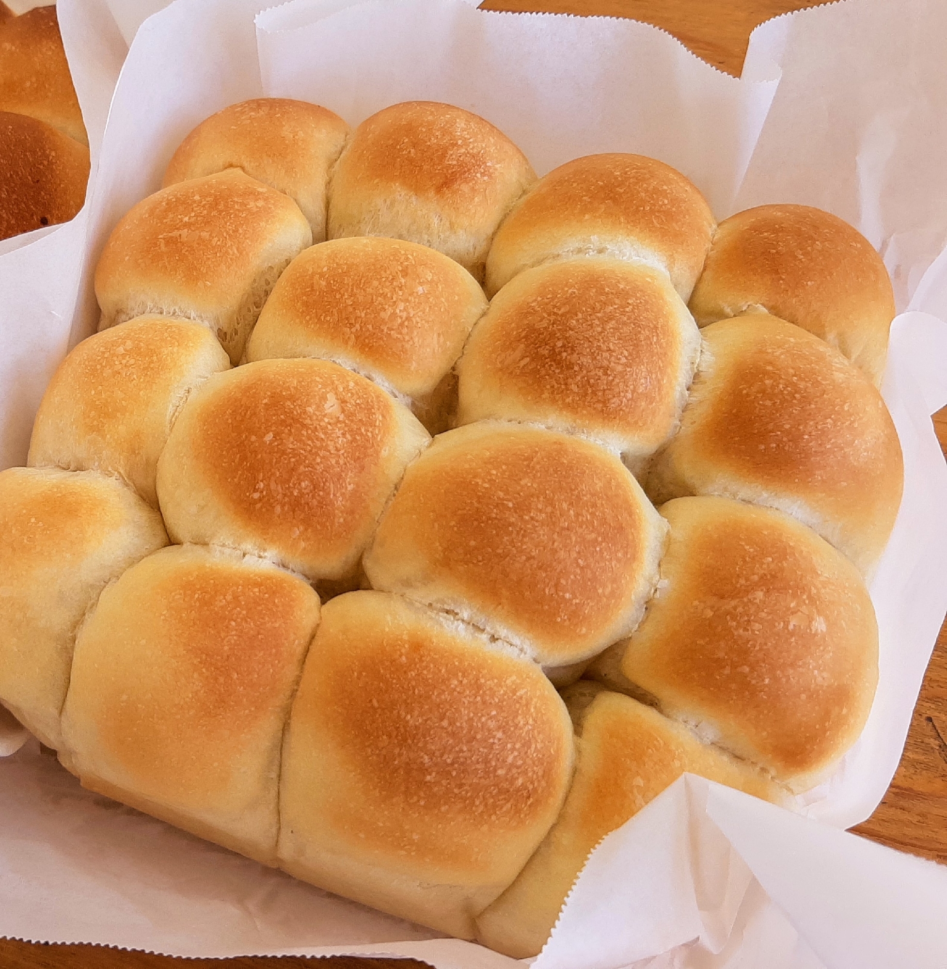 むちむち！しっとり！なミルクちぎりパン