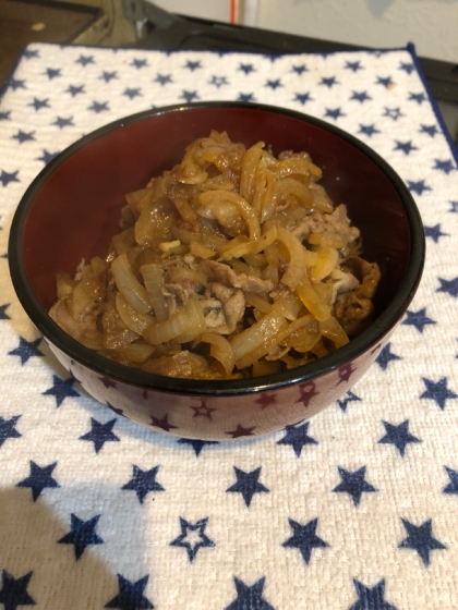 お弁当に☆豚肉と玉ねぎの焼き肉タレ炒め