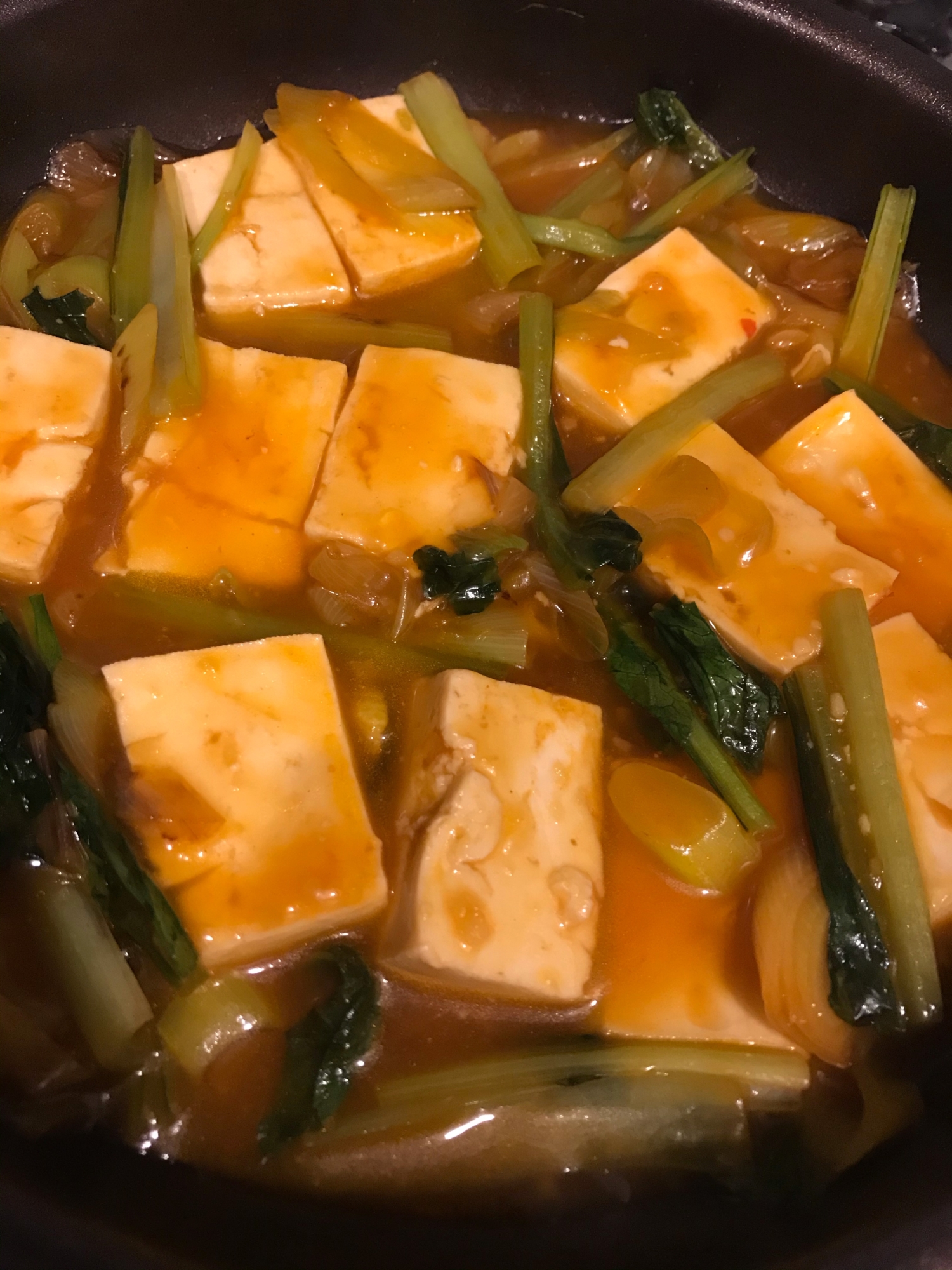 豆腐の辛煮