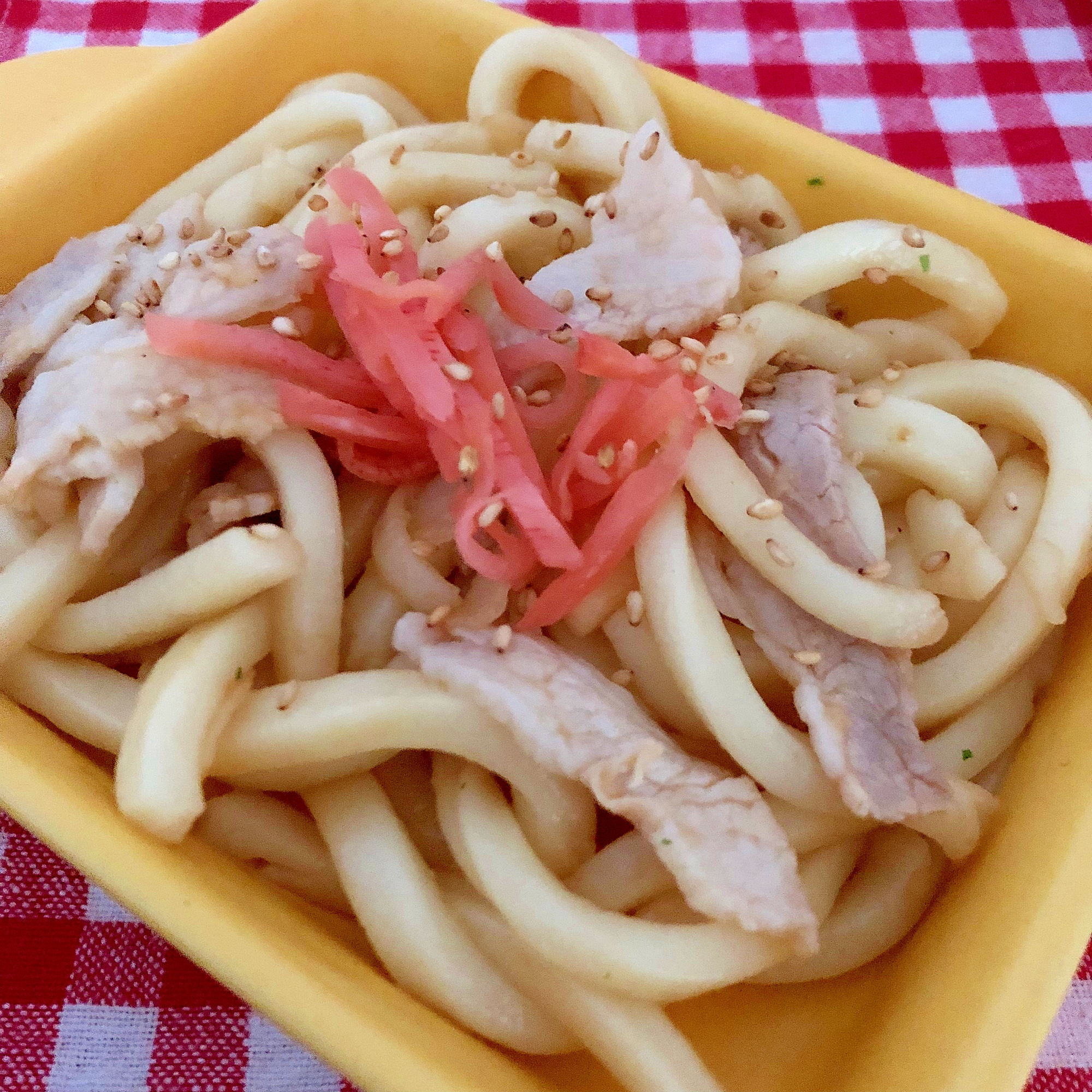 豚肉の焼きうどん★