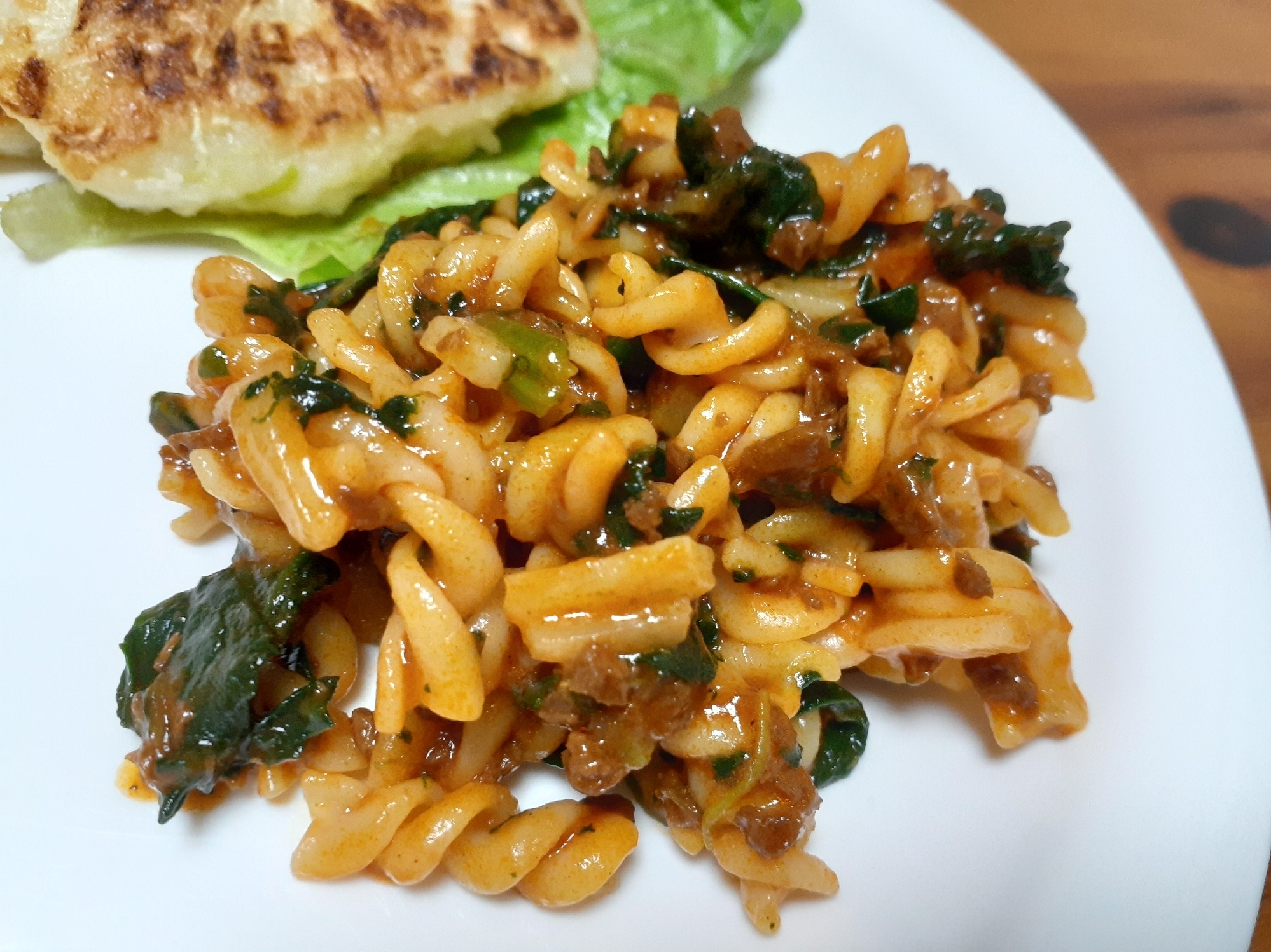 ほうれん草とミートソースのショートパスタ レシピ 作り方 By アラレぽ 楽天レシピ ほうれん草とミートソースのショートパスタ レシピ 作り方 By アラレぽ 楽天レシピ