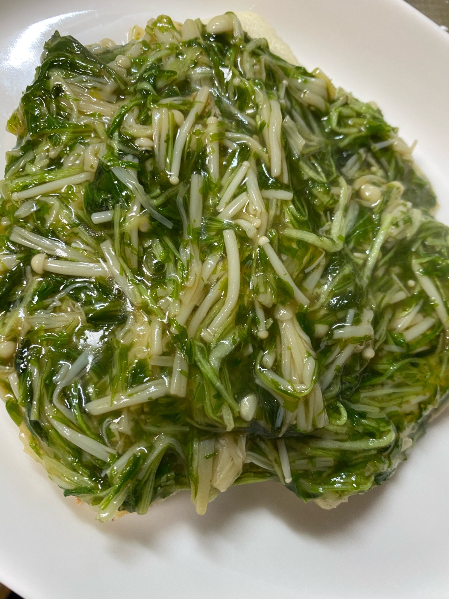 豆腐ステーキ野菜あん