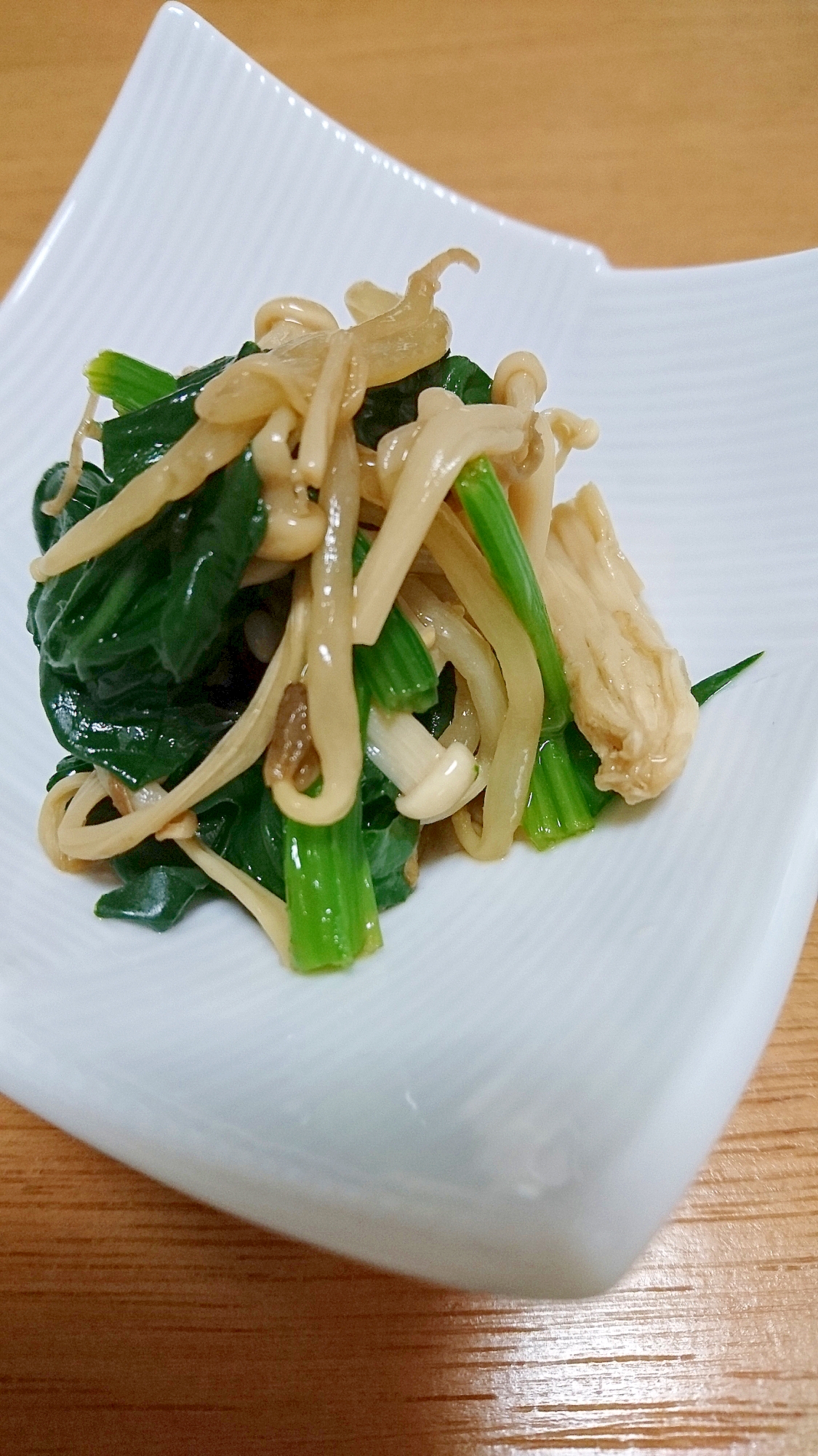 レンジで簡単!パパッと★ほうれん草のお浸し