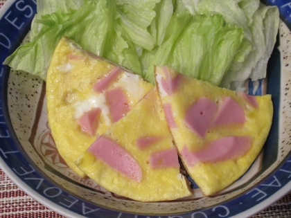 魚肉ソーセージと卵☆