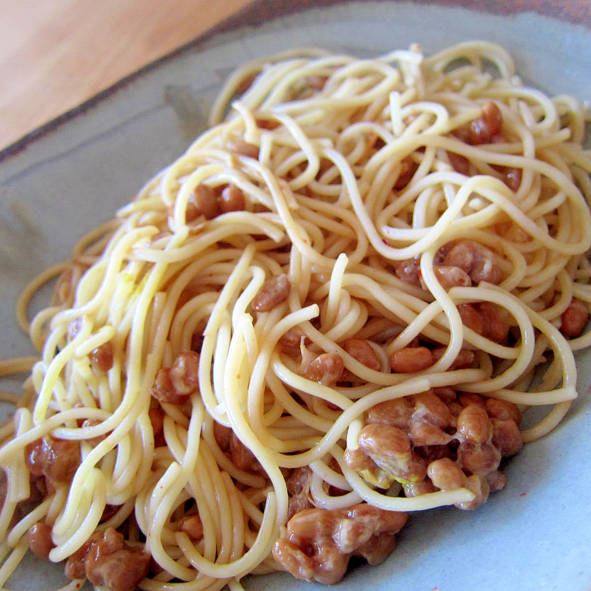 納豆醤油パスタ