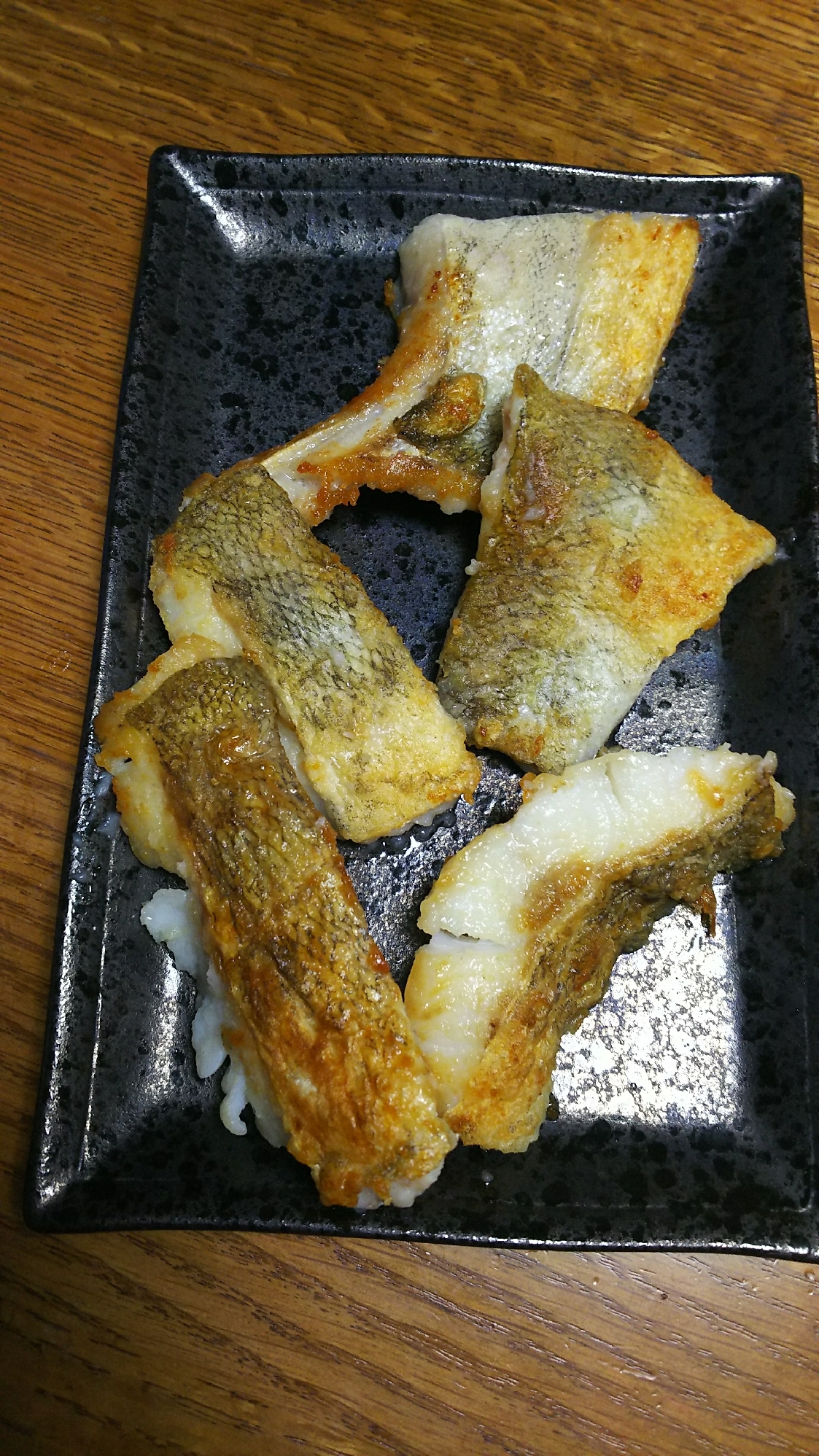 鱈のカレー風味焼き