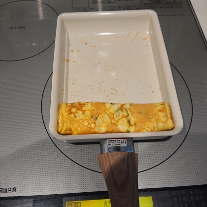 スキムミルク入りの卵焼き