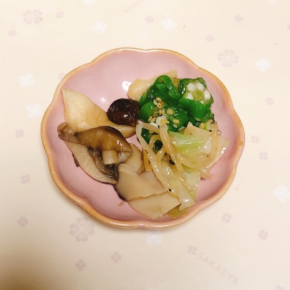 彩り野菜のフリーズドライ味噌汁煮込み