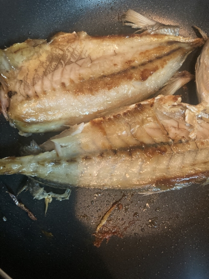 オーブンで開き鯖の塩麹焼き