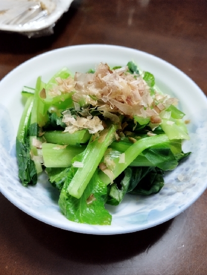 レンジで簡単☆小松菜のレモン醤油和え