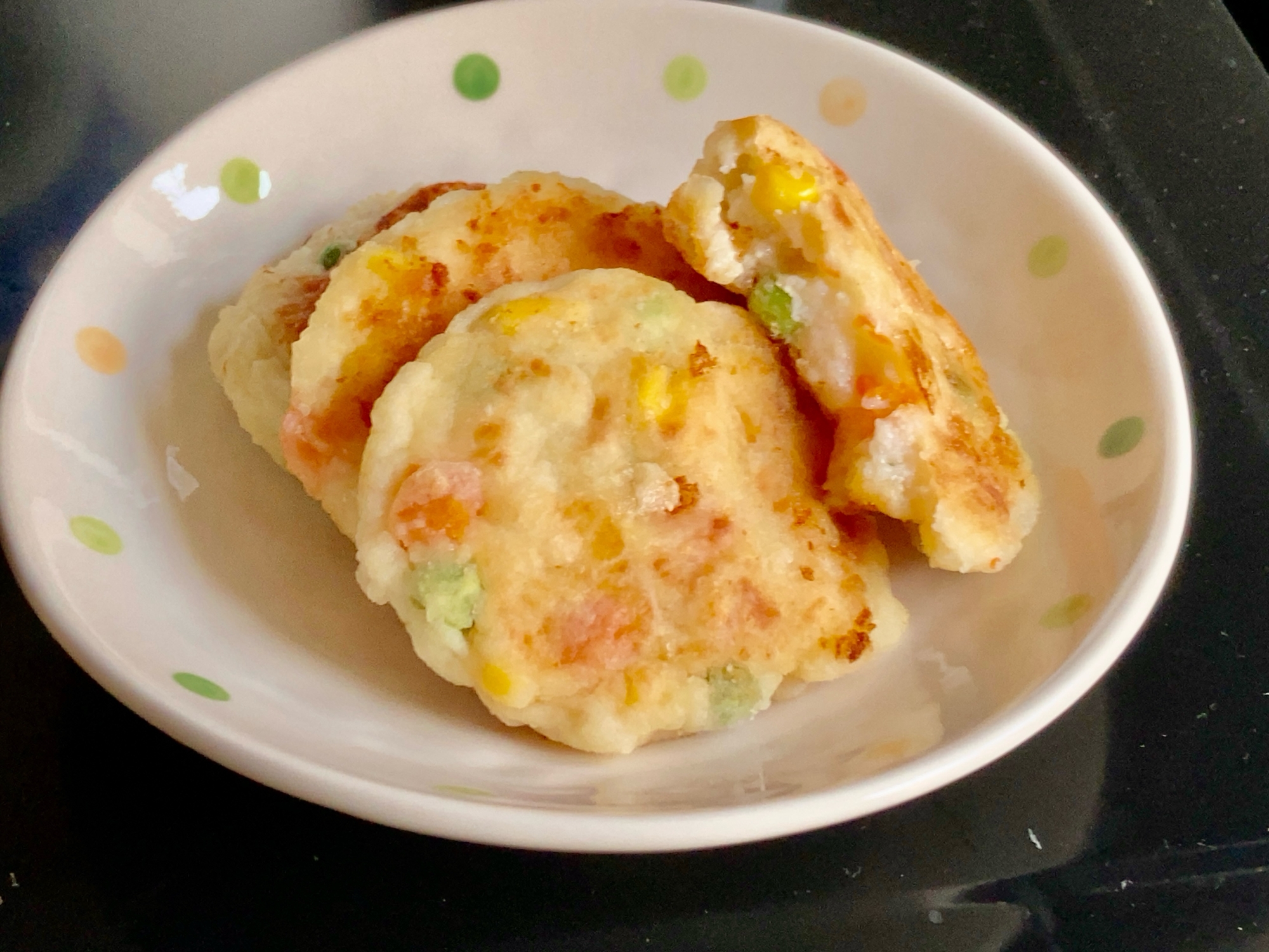 ふわふわ豆腐はんぺんの海鮮焼き