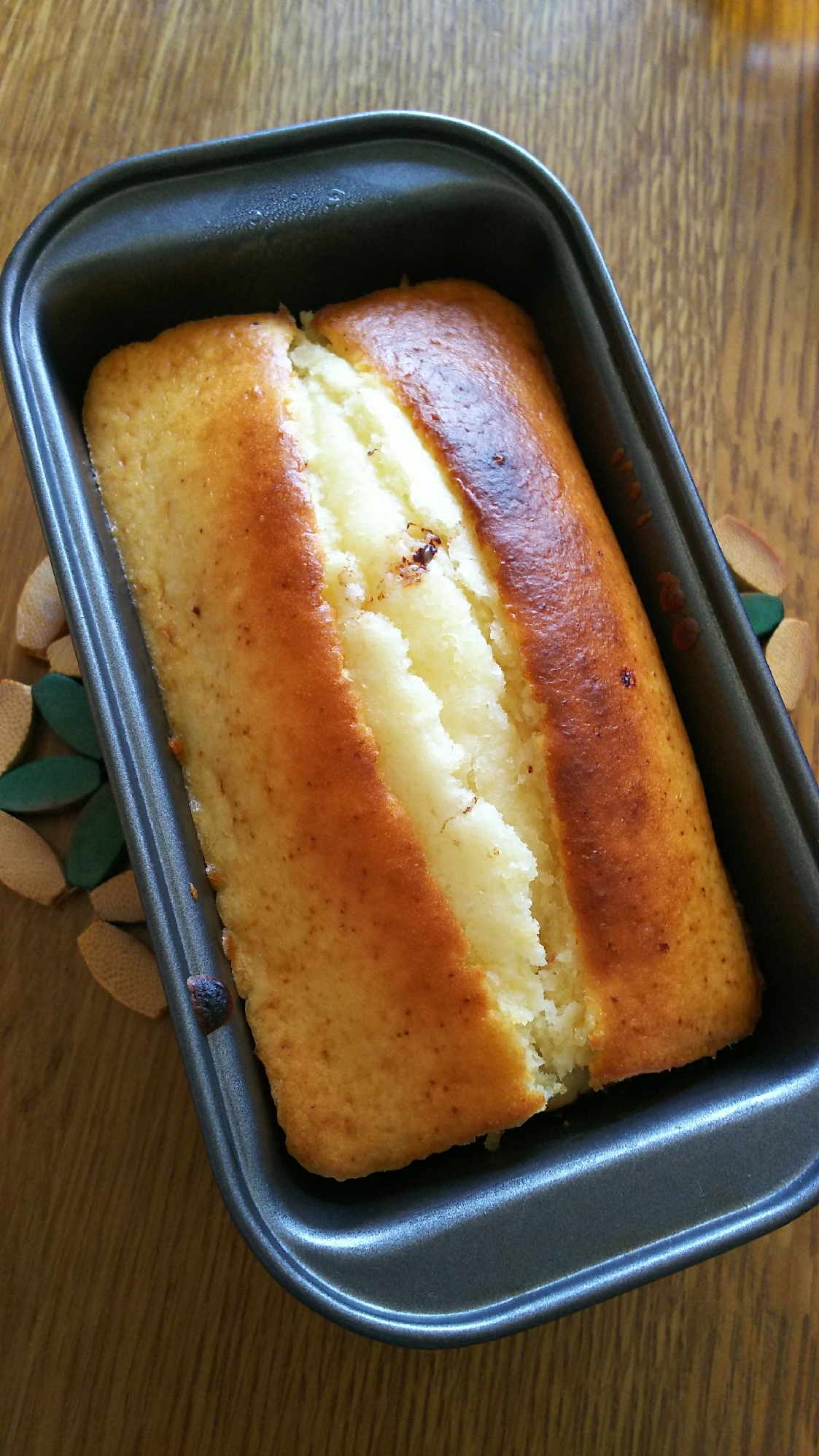 ホットケーキミックスでチョコパウンドケーキ