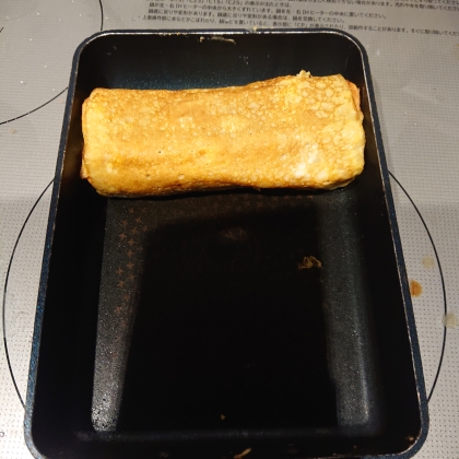 海苔とあみえびの玉子焼き