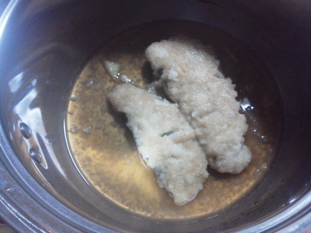 アジフライの醤油煮