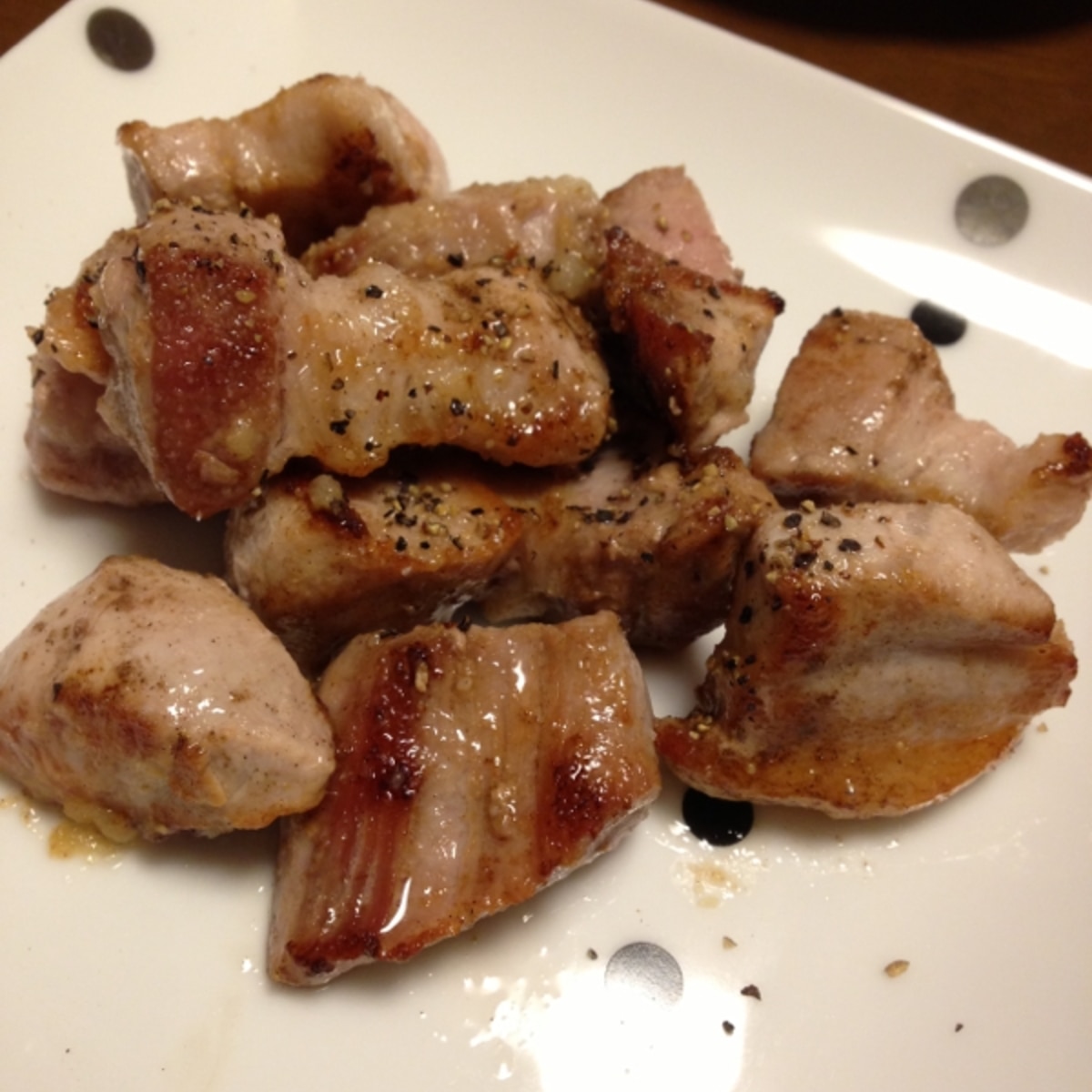 豚角切り肉のにんにくステーキ レシピ 作り方 By ミタ フーコ 楽天レシピ 豚角切り肉のにんにくステーキ レシピ 作り方 By ミタ フーコ 楽天レシピ