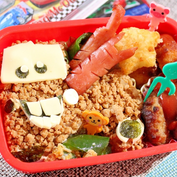 鶏そぼろで作るカーズのメーターキャラ弁 レシピ 作り方 By ラムちゃん1224 楽天レシピ 鶏そぼろで作るカーズのメーターキャラ弁 レシピ 作り方 By ラムちゃん1224 楽天レシピ