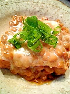 フライパンで厚揚げの納豆チーズ焼き レシピ 作り方 By オクハマモ