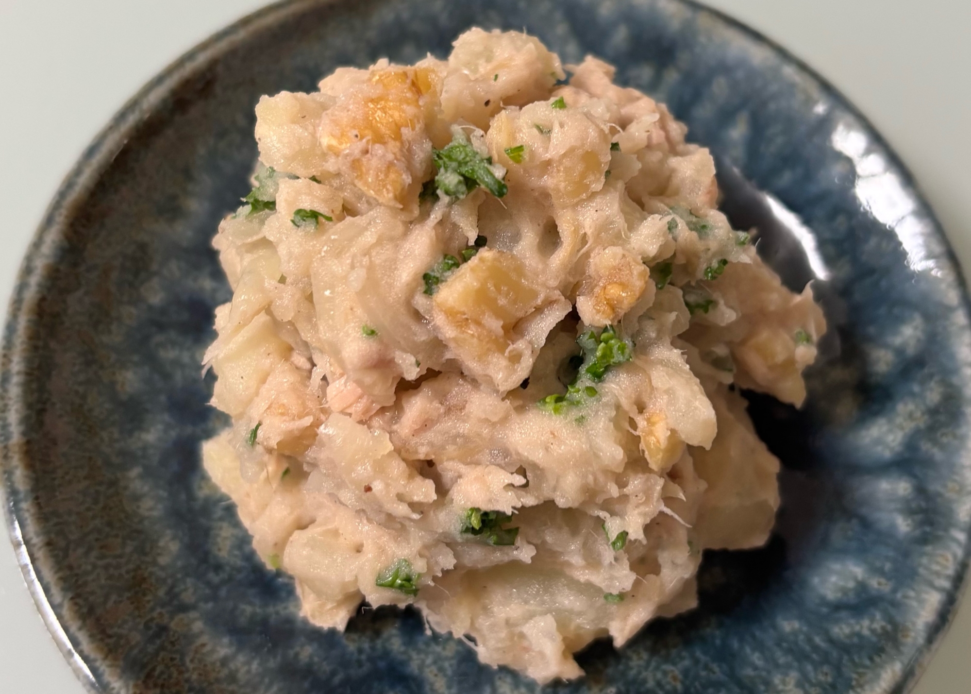 常備副菜♪パセリと胡桃のポテトサラダ♪
