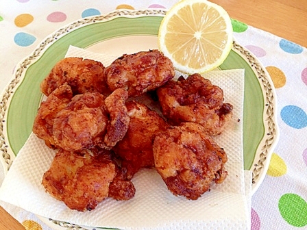 鶏肉のフリッター風唐揚げ