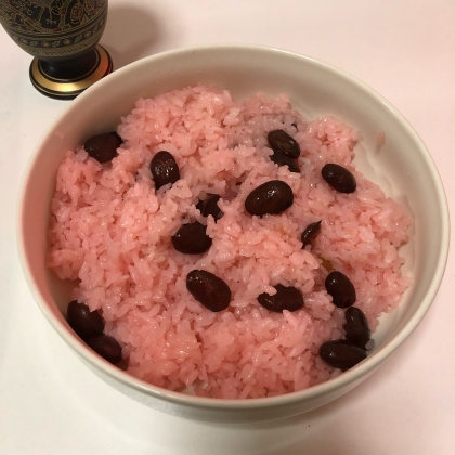 とっても美味しい 炊飯器で作る甘納豆のお赤飯 レシピ 作り方 By うちくるくる 楽天レシピ