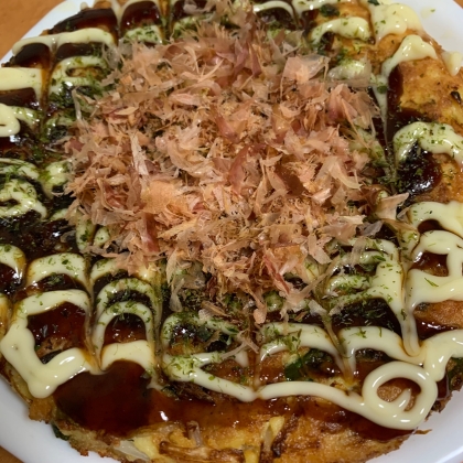 もやしがシャキシャキで、生地がふわふわでとっても美味しかったです。ごちそうさまでした(´∀｀)