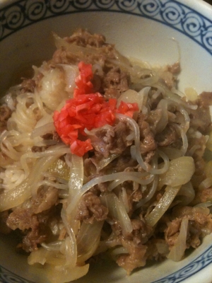 簡単和風牛丼