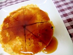 レンジで！おからと鶏肉の蒸しもの♪