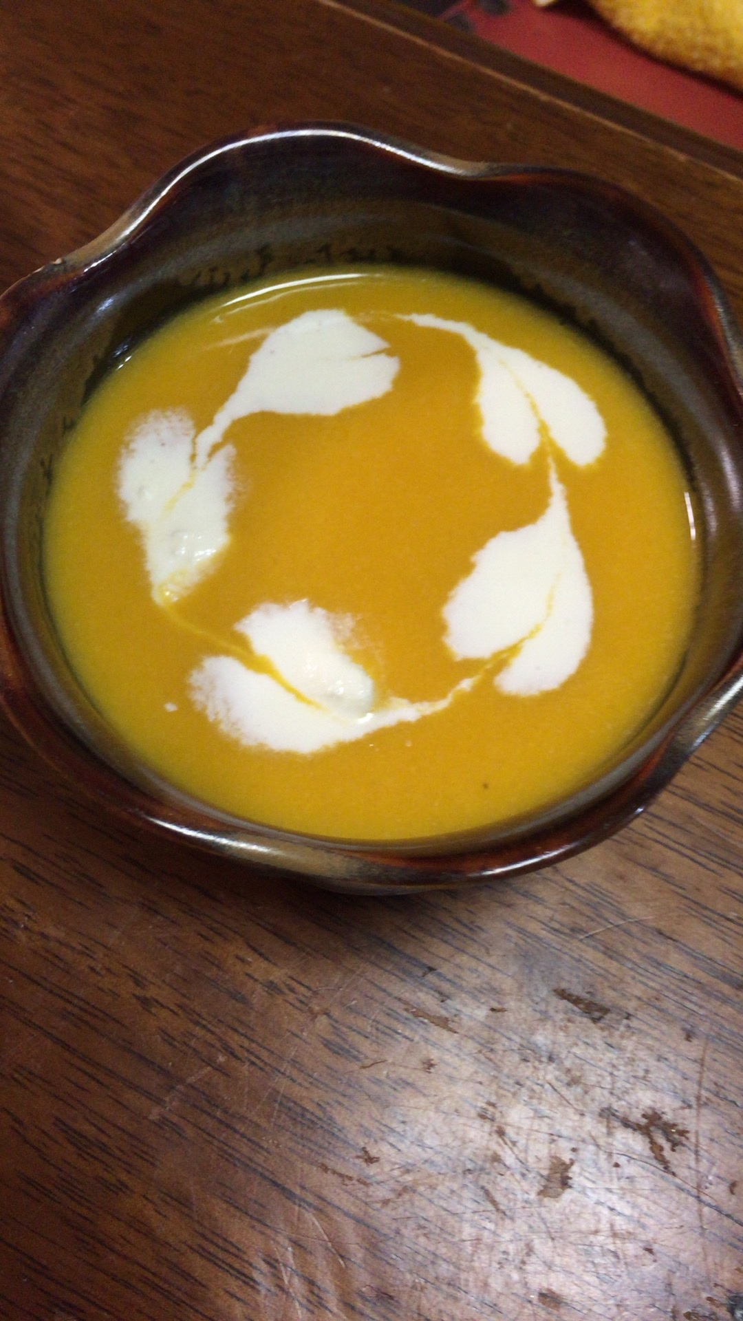 バターナッツカボチャのトロトロスープ