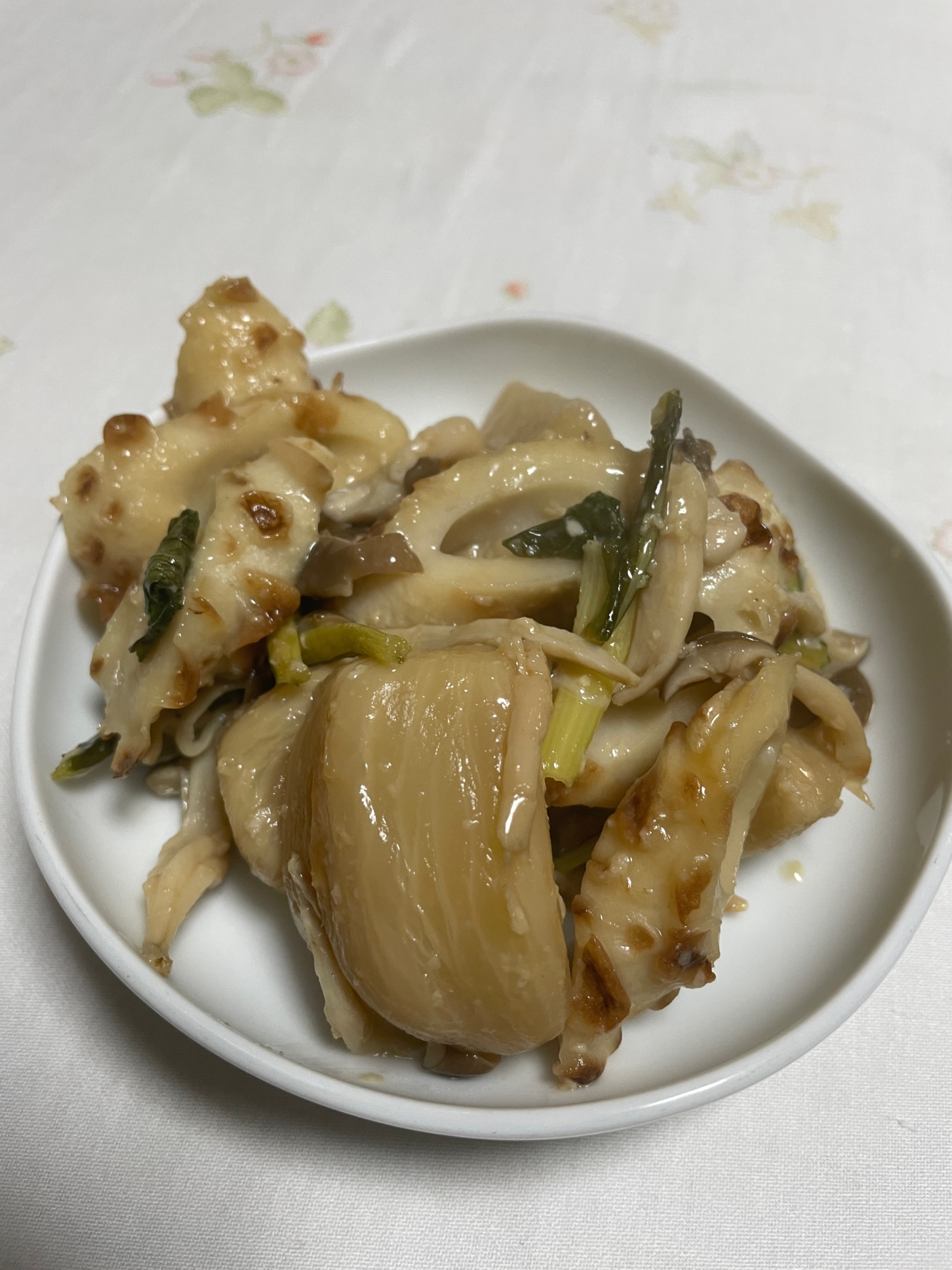 カブと竹輪の醤油麹煮