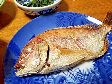 レンコ鯛の塩焼き